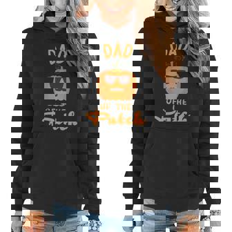 Pumpkin Dad Of The Patch For Funny Halloween Family Matching V2 Women Hoodie Graphic Print Hooded Sweatshirt - Thegiftio UK