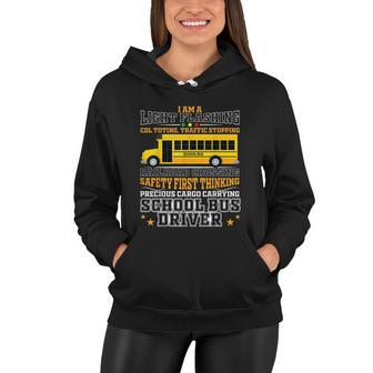 Railroad Crossing School Bus Driver Design For A Bus Driver Women Hoodie - Monsterry UK