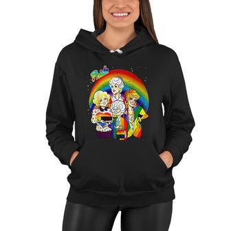 Rainbow Pride The Golden Lgbt Pride Month Girls Women Hoodie - Monsterry