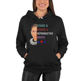 Rbg Ruth Stars Stripes Reproductive Rights 4Th Of July Womenn Women Hoodie - Monsterry UK