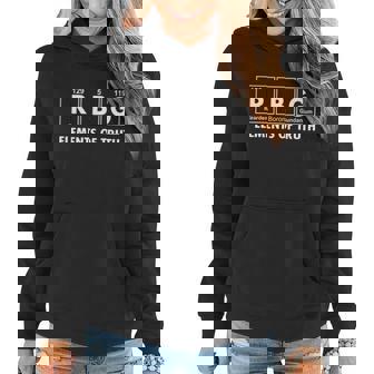 Rbg The Element Of Truth Ruth Bader Ginsburg T-Shirt Graphic Design Printed Casual Daily Basic Women Hoodie - Thegiftio