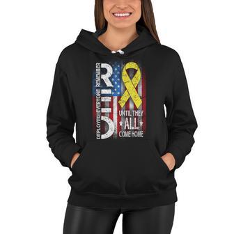 Red Until They All Come Home Tribute Women Hoodie - Monsterry