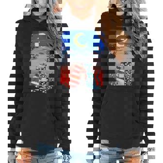 Red White Blue Cats Usa Flag Firework 4Th Of July Women Hoodie - Thegiftio UK