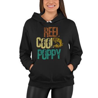 Reel Cool Poppy Vintage Fishing Women Hoodie - Monsterry CA