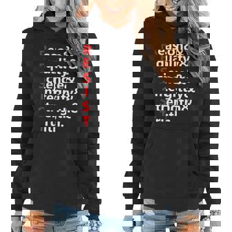 Resist Reason Equality Science Integrity Strength & Truth Resistance Women Hoodie - Thegiftio