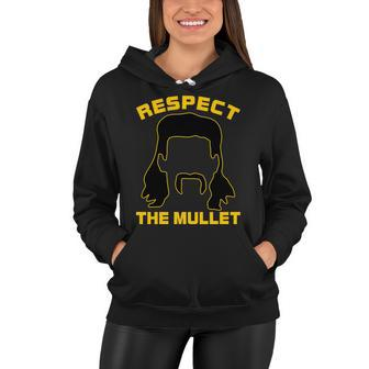 Respect The Mullet Hair Game Tshirt Women Hoodie - Monsterry