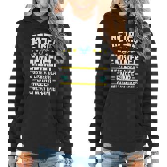 Retired Engineer Way Happier Engineering Retirement Women Hoodie - Thegiftio