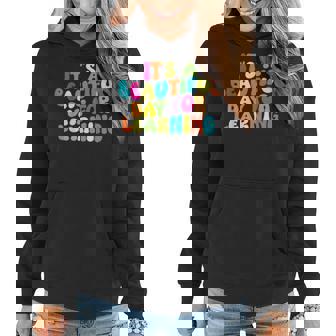 Retro Its Beautiful Day For Learning Teacher Students Women Hoodie - Thegiftio