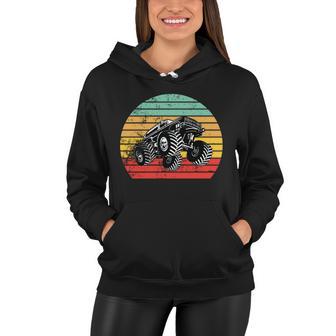 Retro Monster Truck Emblem Tshirt Women Hoodie - Monsterry DE