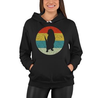 Retro Vintage Otter Women Hoodie - Monsterry UK