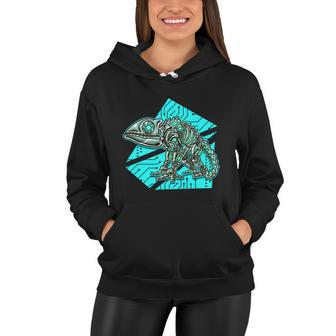 Robotic Chameleon Funny Gift For Reptile Lovers Lizard Lovers Gift Women Hoodie - Monsterry AU