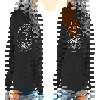 Rooted In Christ Cross Pray God Bible Verse Christian Women Hoodie - Thegiftio UK