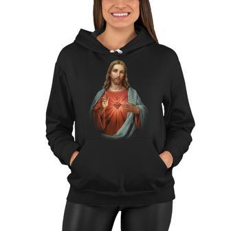 Sacred Heart Of Jesus V2 Women Hoodie - Monsterry AU