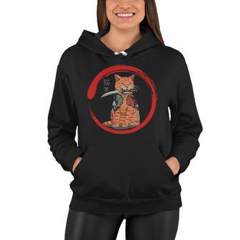 Samurai Cattana Emblem Women Hoodie - Monsterry DE