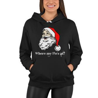 Santas Ho Funny Christmas Tshirt Women Hoodie - Monsterry UK