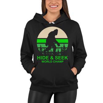 Sasquatch Hide And Seek World Champion V2 Women Hoodie - Monsterry