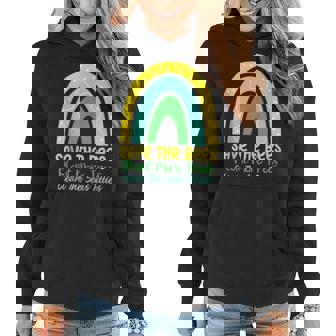 Save The Bees Plant More Trees Clean The Seas Titties Women Hoodie - Thegiftio