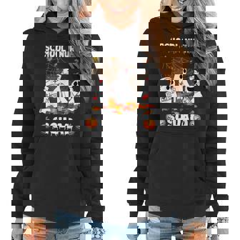 School Nurse Squad Funny Cute Ghost Halloween Pumpkin Women Hoodie - Thegiftio