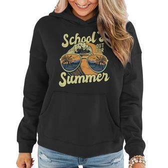 Schools Out For Summer For Teacher Cool Last Day Vintage Women Hoodie - Seseable