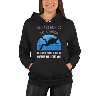 Scuba Diver Funny Quote Love Dive Diving Humor Open Water Women Hoodie - Monsterry AU