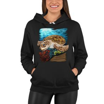 Sea Turtle Ocean  V2 Women Hoodie