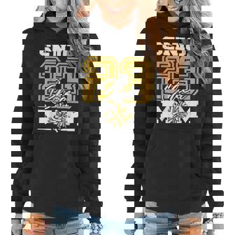 Senior Cheer Mom 2023 Cheerleader Parent Class Of 2023 V8 Women Hoodie Graphic Print Hooded Sweatshirt - Thegiftio