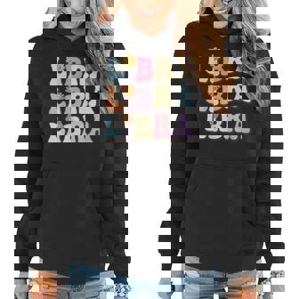 September To October Birthday Groovy Retro Libra Zodiac Sign Women Hoodie Graphic Print Hooded Sweatshirt - Thegiftio UK