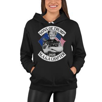 Sons Of Trump 2020 Maga Chapter Women Hoodie - Monsterry
