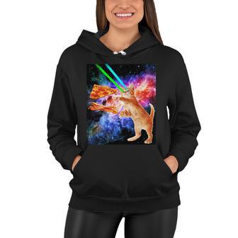 Space Hunger Flying Cat Pizza Bacon1 Tshirt Women Hoodie - Monsterry AU