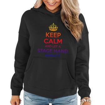 Stage Hand Gift Funny Job Title Profession Birthday Worker Gift Graphic Design Printed Casual Daily Basic Women Hoodie - Thegiftio UK