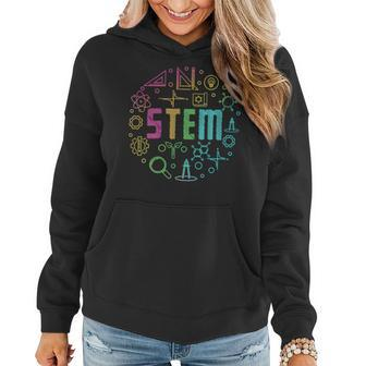 Stem Science Technology Engineering Math Teacher Gifts Women Hoodie - Seseable