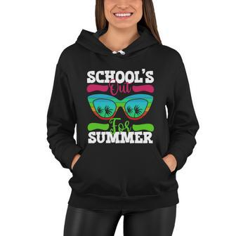 Summer Break 2022 Retro Summer Break Schools Out For Summer Cool Gift Women Hoodie - Monsterry AU