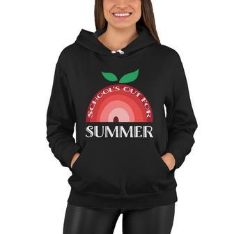 Summer Break 2022 Retro Summer Break Schools Out For Summer Funny Gift Women Hoodie - Monsterry DE
