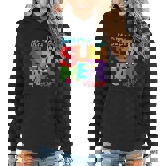 Summer Vibe Beach Summer Vibes Women Hoodie - Thegiftio UK
