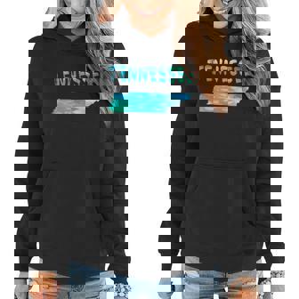 Tennessee Map Colorful Isolated Tennessee State Map In Watercolor United States Women Hoodie - Thegiftio