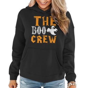 The Boo Crew Lazy Halloween Costume Funny Ghost Spirit Women Hoodie Graphic Print Hooded Sweatshirt - Thegiftio UK