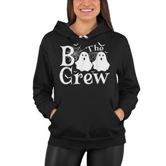The Boo Crew - Scary Cute Ghost Halloween Women Hoodie - Seseable