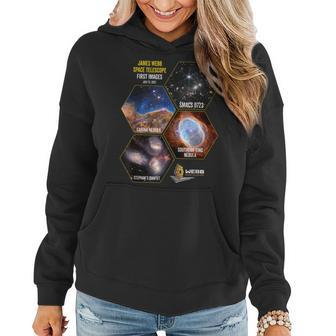 The First Image From The James Webb Space Telescope 2022 Women Hoodie Graphic Print Hooded Sweatshirt - Thegiftio UK
