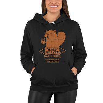 The Hairy Beaver Bar Tshirt Women Hoodie - Monsterry UK