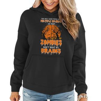 The Only Good Thing About Multiple Sclerosis Is That Zombies Women Hoodie - Thegiftio UK