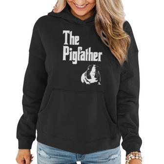 The Pigfather Guinea Pig Father Women Hoodie Graphic Print Hooded Sweatshirt - Thegiftio UK