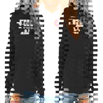 Thick Af Funny Donut Fitness Weightlifting Women Hoodie - Thegiftio UK
