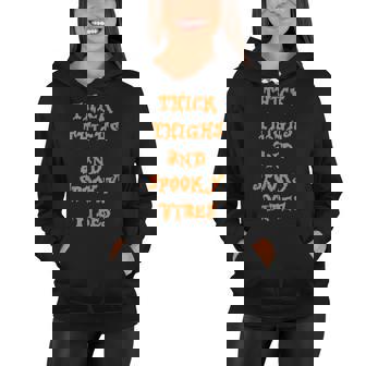 Thick Thighs And Spooky Vibes Spooky Season Halloween V2 Women Hoodie - Seseable