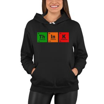 Think Science Periodic Tshirt Women Hoodie - Monsterry