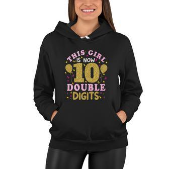 This Girl Is 10 Years Old Funny 10Th Birthday Girl Women Hoodie - Monsterry AU