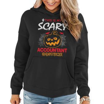 This Is My Scary Accountant Costume Halloween Sweatshirt Women Hoodie Graphic Print Hooded Sweatshirt - Thegiftio UK