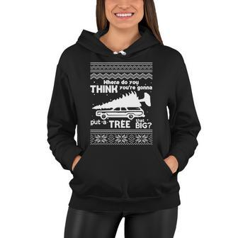 Todd Margo Couples Ugly Christmas Vacation Tree Tshirt Women Hoodie - Monsterry