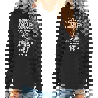 Trucker Trucker Birthday Party Trucking Truck Driver Women Hoodie - Seseable