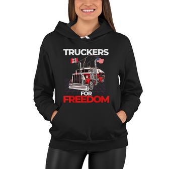 Truckers For Freedom Freedom Convoy Women Hoodie - Monsterry DE
