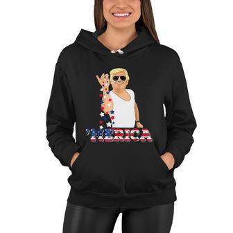 Trump Bae Funny 4Th Of July Trump Salt Freedom Women Hoodie - Monsterry